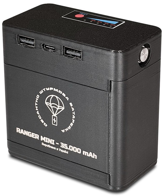 Зовнішній акумулятор (PowerBank) СИЛА ХАРКОВА Ranger MINI 35.000+ mAh